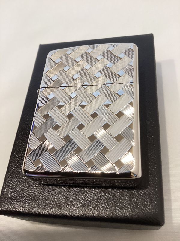 画像5: No.162 アーマータイプ ARMOR WHITH NICKEL ZIPPO ホワイトニッケル CROSS MESH クロスメッシュ z-5695