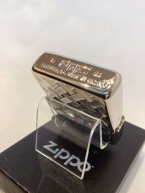 画像4: No.162 アーマータイプ ARMOR WHITH NICKEL ZIPPO ホワイトニッケル CROSS MESH クロスメッシュ z-5695