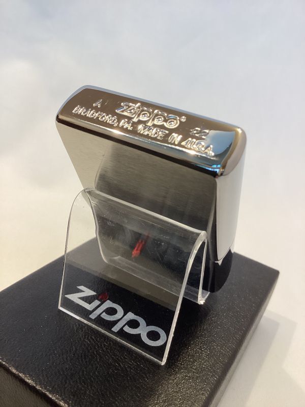 画像4: No.200 推奨品ZIPPO ブラッシュクローム 2022年1月製 プレーン z-5697