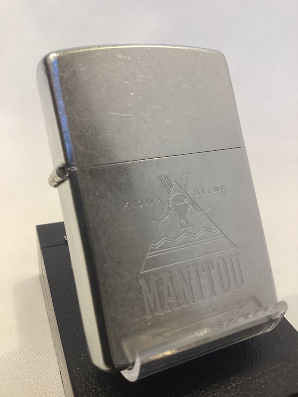 画像1: No.207 たばこ柄 STREET CHROME ZIPPO ストリートクローム MANITOU マニトウ z-5822