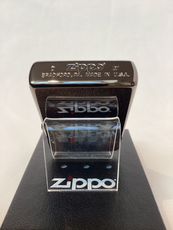 画像4: No.200 推奨品ZIPPO BLACK MIRROR ブラックミラー 天然シェル z-5911