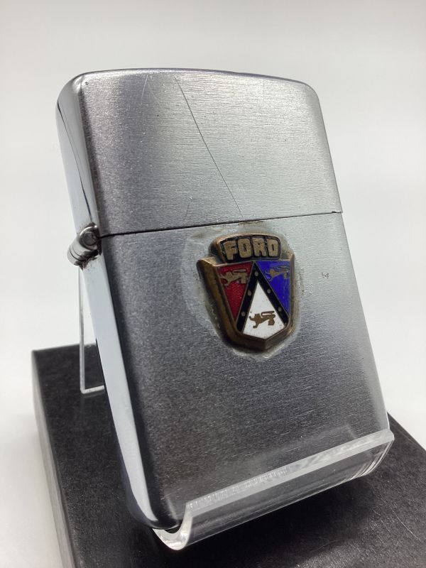 画像1: No.200 USED ZIPPO 1951年~53年製 スチール製 FORD フォードメタル z-5935