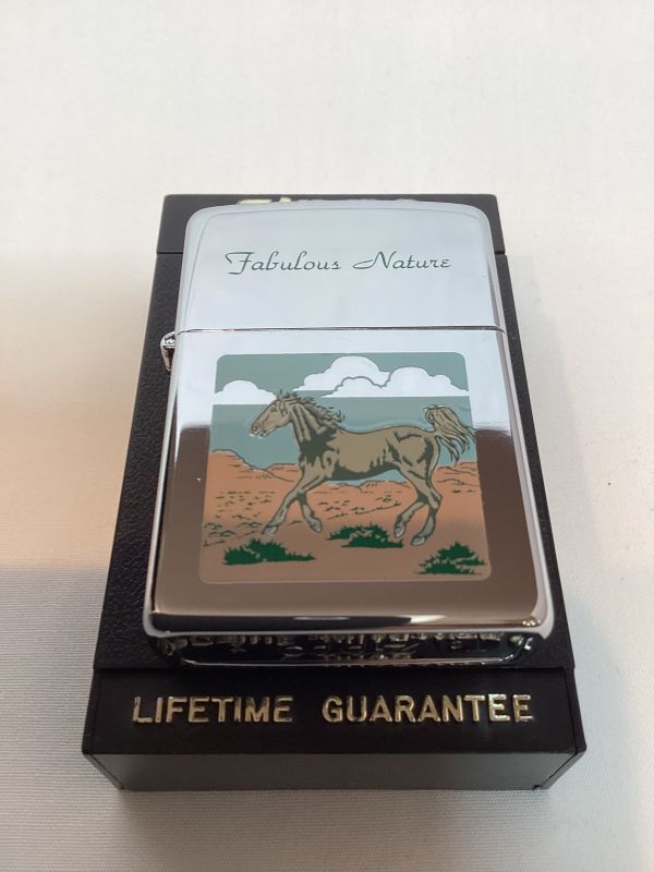 画像5: No.250 ネイチャーシリーズZIPPO HIGH POLISH CHROME ハイポリッシュクローム WILD HORSE ワイルドホース z-5957