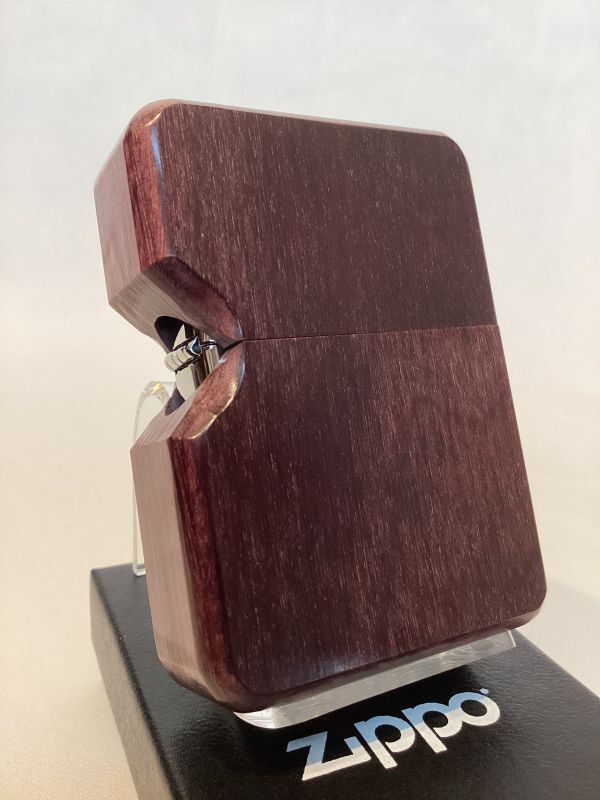 画像1: No.102 アメリカ ホルゲート社製 HAWKEYE WOOD ZIPPO FUSCIA フクシャ z-5996