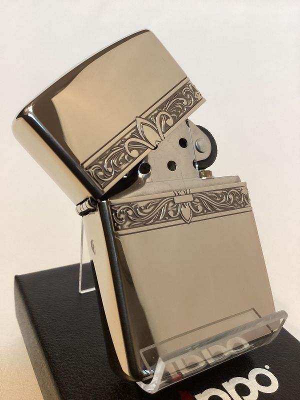 画像2: No.200 推奨品ZIPPO  SILVER MIRROR シルバーミラー  SILVER IBUSHI LINE シルバーイブシライン z-6009