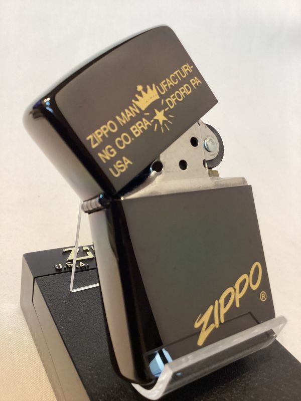 画像2: No.200 ヴィンテージZIPPO 1989年製 BLACK NICKEL ブラックニッケル「ZIPPOロゴ」z-6064