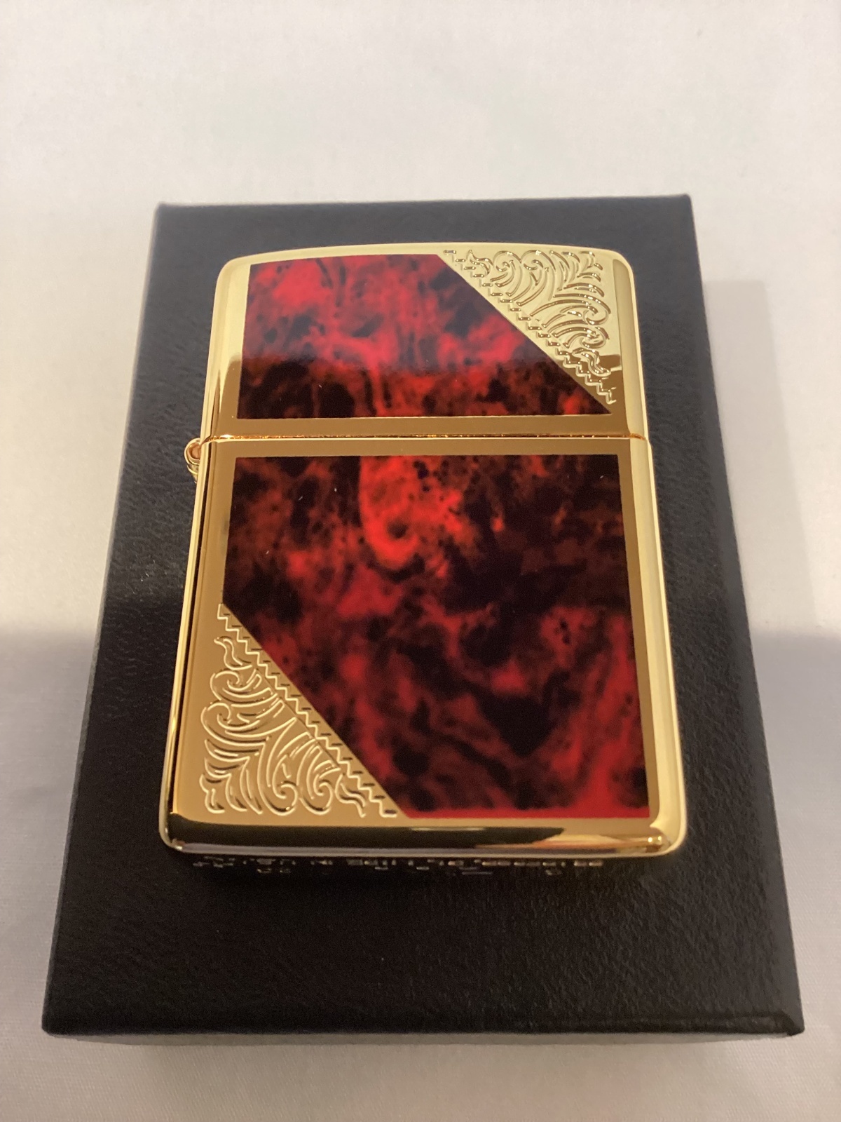 画像5: No.162 ARMOR ZIPPO GOLD&MARBLE RED アーマー ゴールド&マーブルレッド z-6088