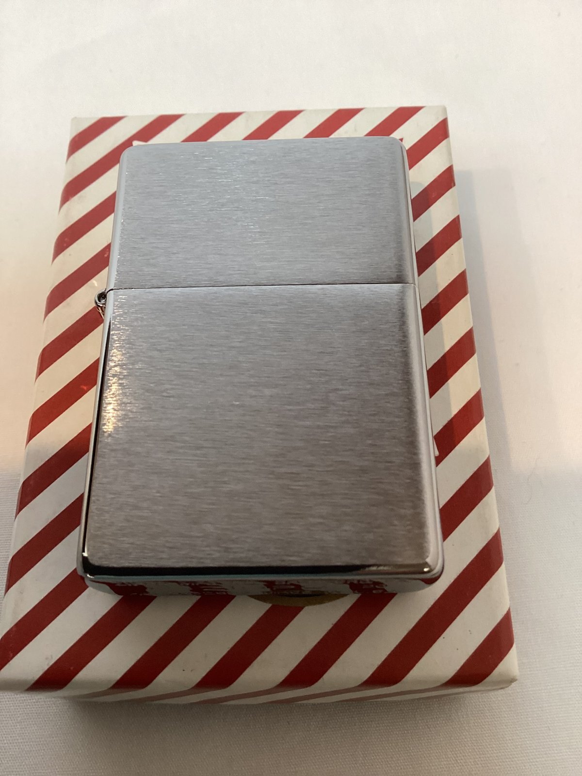 画像5: No.230CC フラットトップ BRUSHED CHROME ZIPPO ブラッシュクローム プレーン z-6109