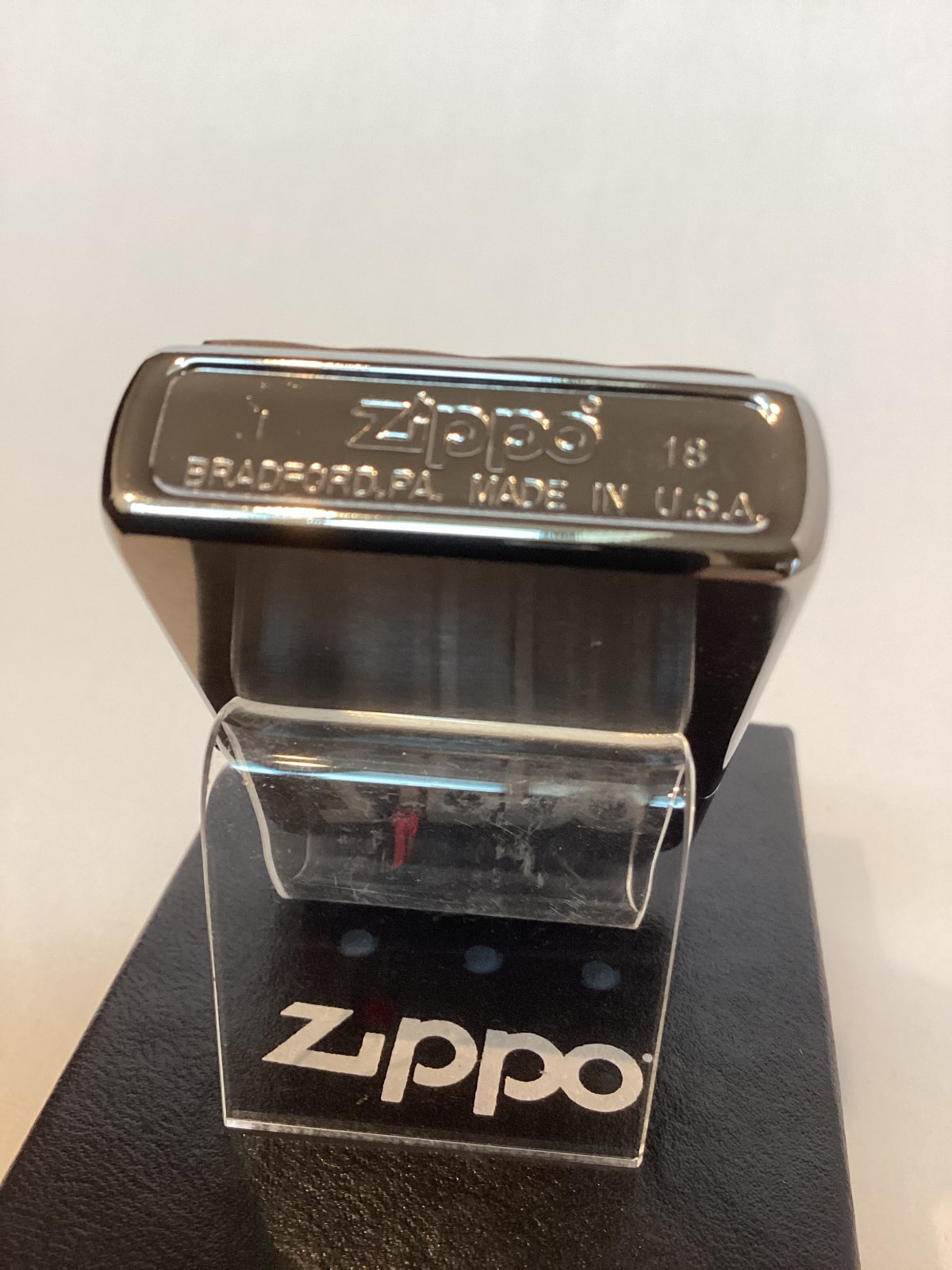 画像4: No.200 推奨品ZIPPO BRUSHED CHROME ブラッシュクローム BULLET PLATE ビュレット 銃弾プレート z-6123