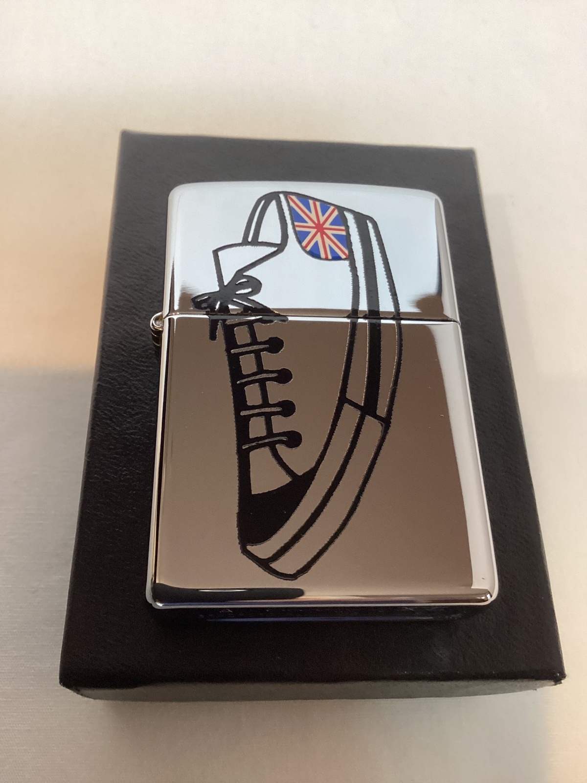 画像5: No.250 HIGH POLISH CHROME ZIPPO ハイポリッシュクローム Paul Smith ポールスミス SNEAKERS スニーカー z-6127