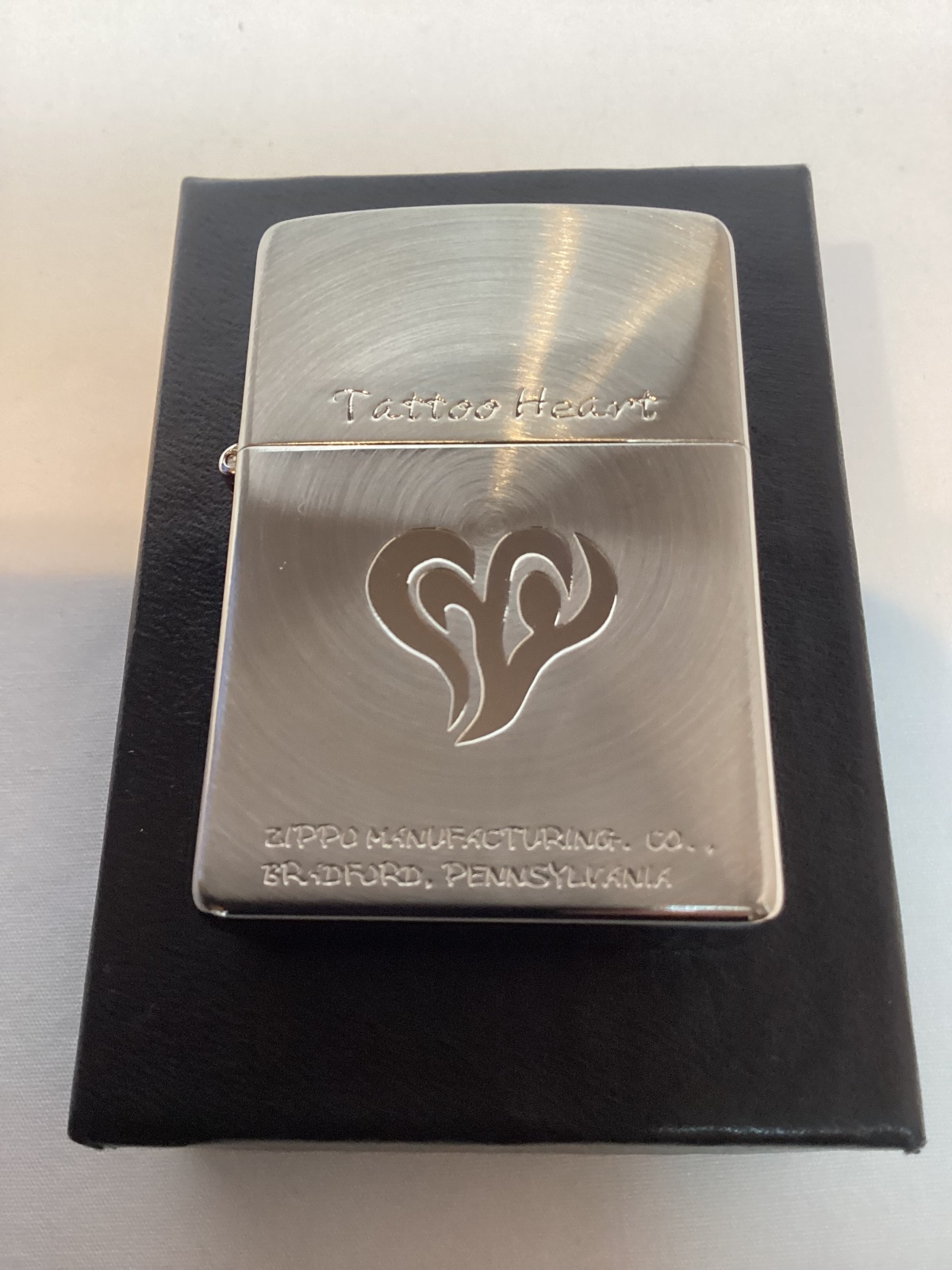 画像5: No.200 推奨品ZIPPO SILVER SPIN シルバースピン TATTOO HEART タトゥーハート z-6129