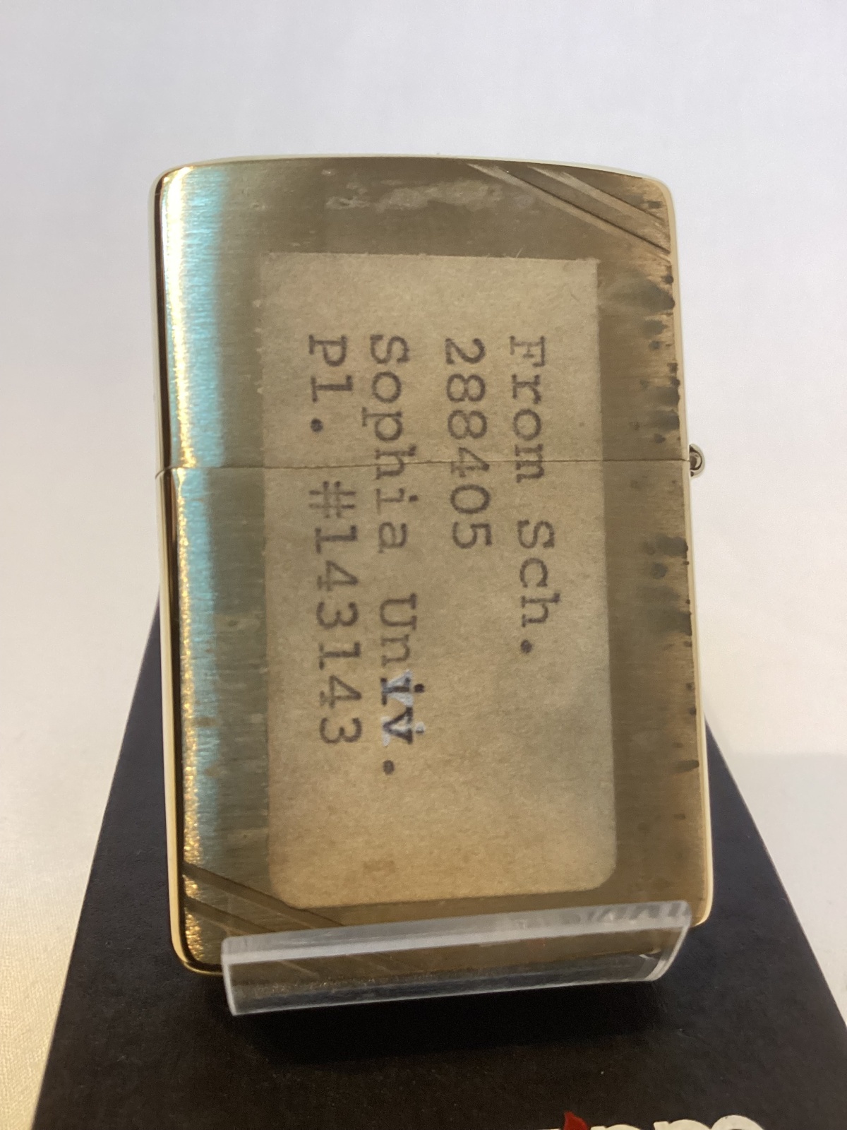 画像3: No.1932 記念・限定品 ZIPPO社創立50周年記念ZIPPO SOPHIA UNIVERSITY 上智大学 z-6150