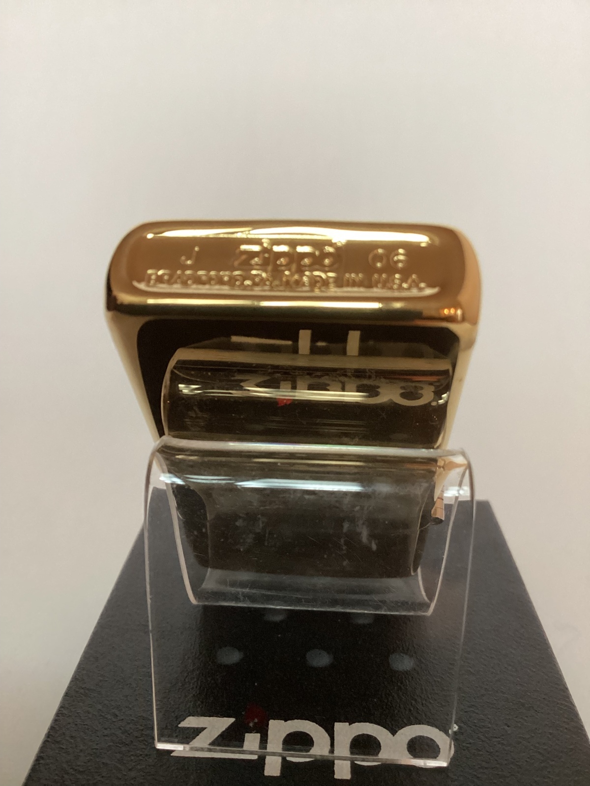 画像4: No.1610G ゴールドシリーズ SLIM ZIPPO スリム ゴールドミラープレーン z-6155