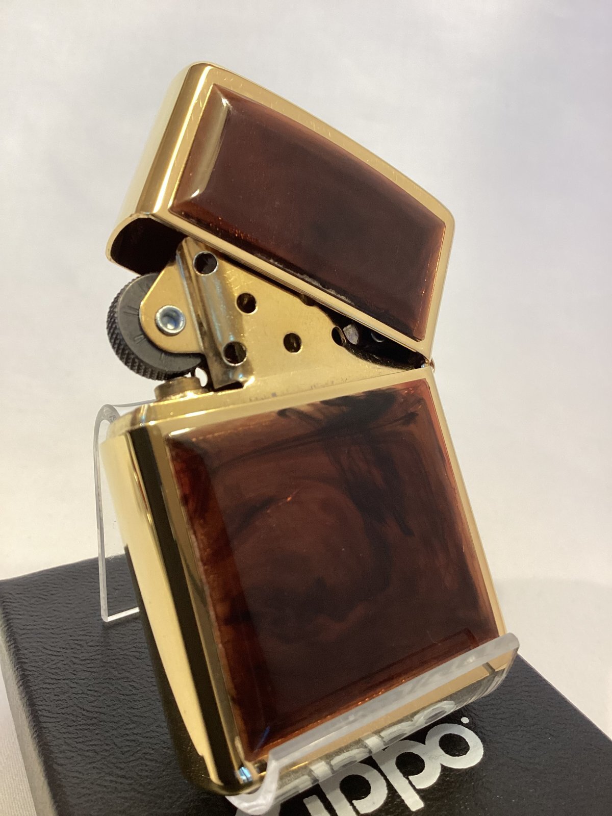 画像3: No.36 ヴィンテージZIPPO 1997年製 GOLDEN TORTOISE ゴールデントータス べっ甲調 z-6201