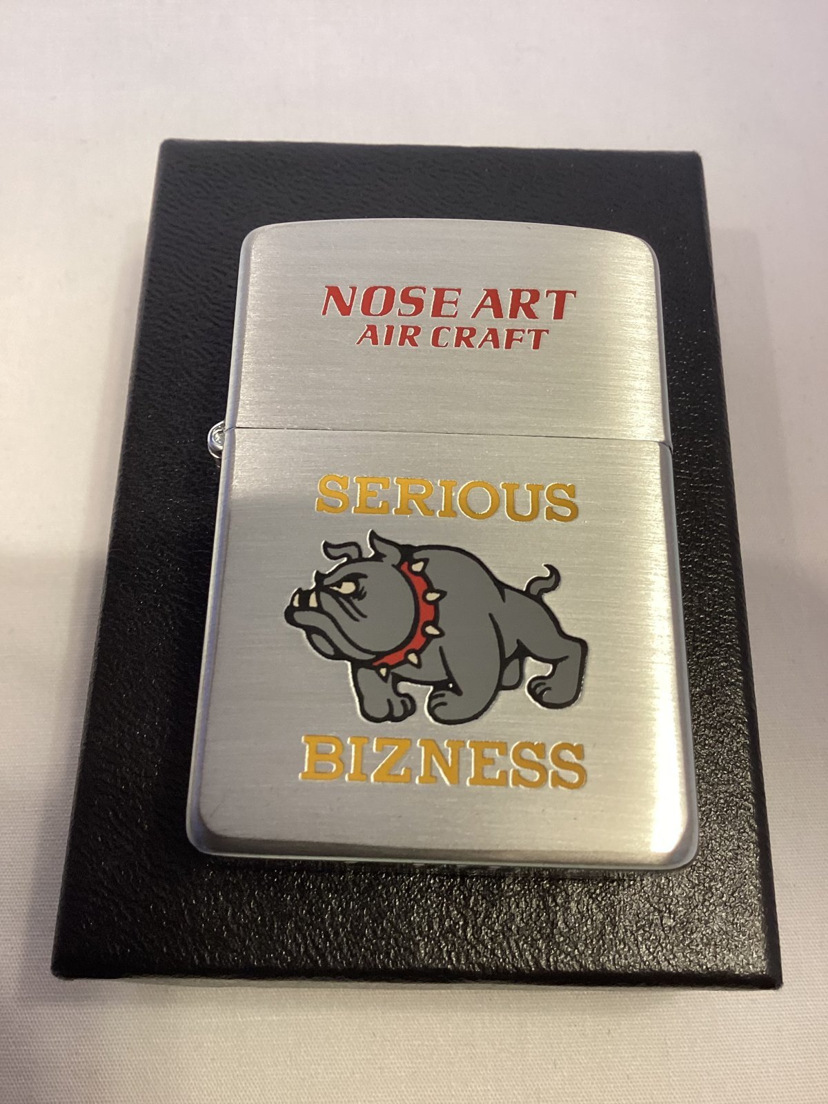 画像5: No.200 ヴィンテージZIPPO 1996年製 NOSE ART ノーズアート ブルドッグ z-6202