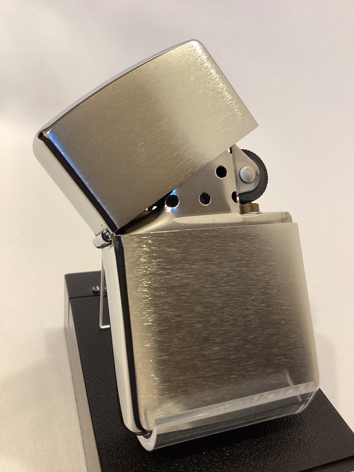 画像2: No.200 ヴィンテージZIPPO 1991年製 BRUSHED CHROME PLANE ブラッシュクローム プレーン z-6223