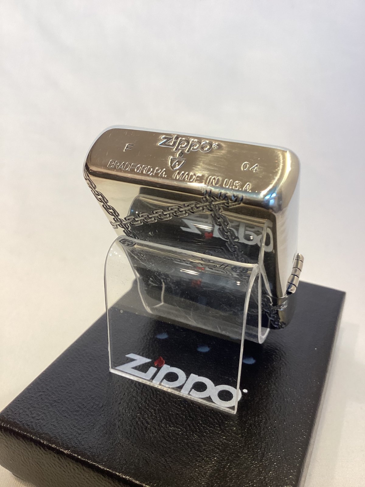 画像4: No.162 アーマータイプ ARMOR SILVER MIRROR ZIPPO アーマーシルバーミラー CHAIN チェイン z-6240