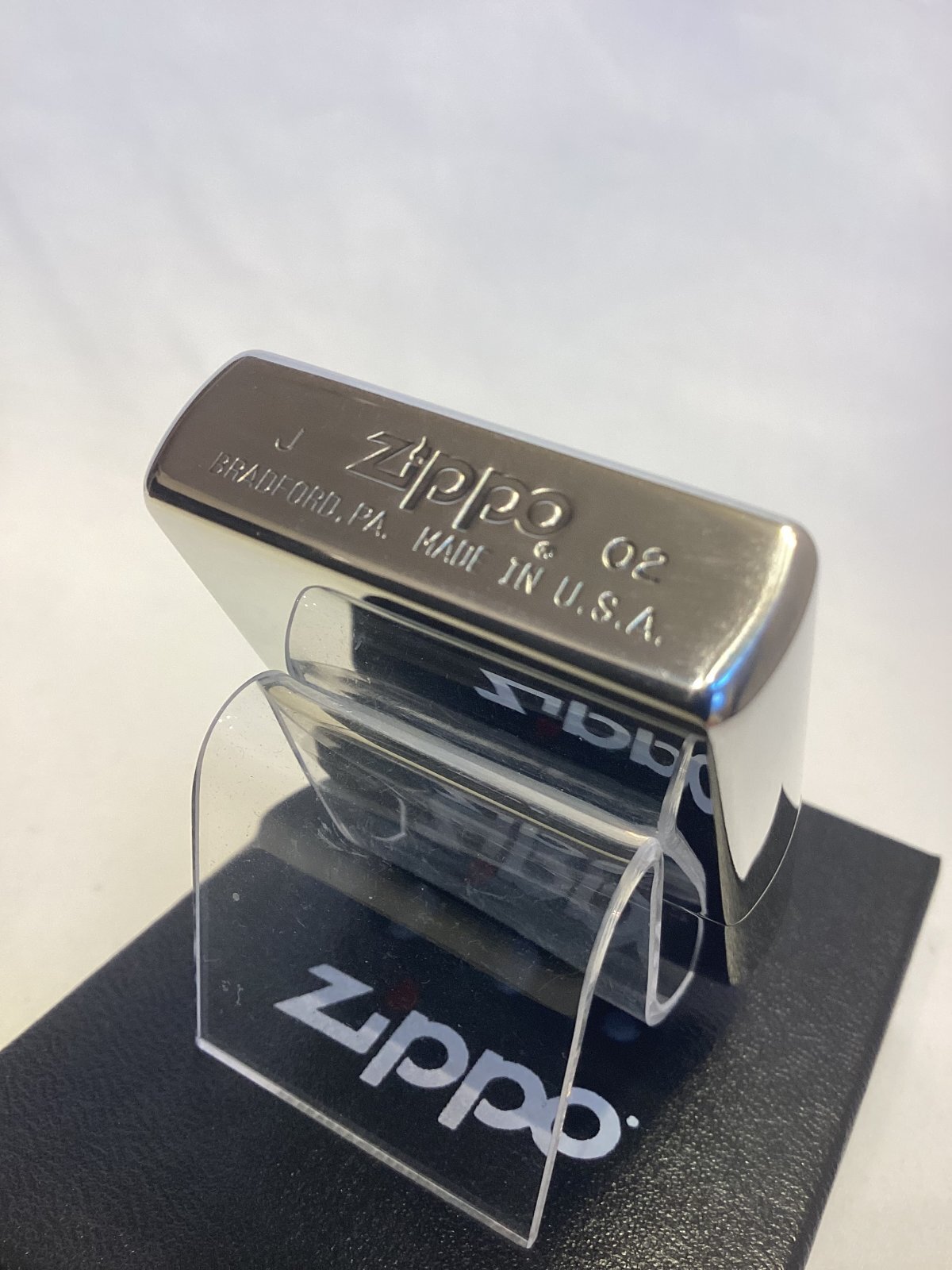 画像4: No.200 ヴィンテージZIPPO 2002年製 SILVER MIRROR シルバーミラー ZIPPO LOGO ジッポーロゴ z-6285