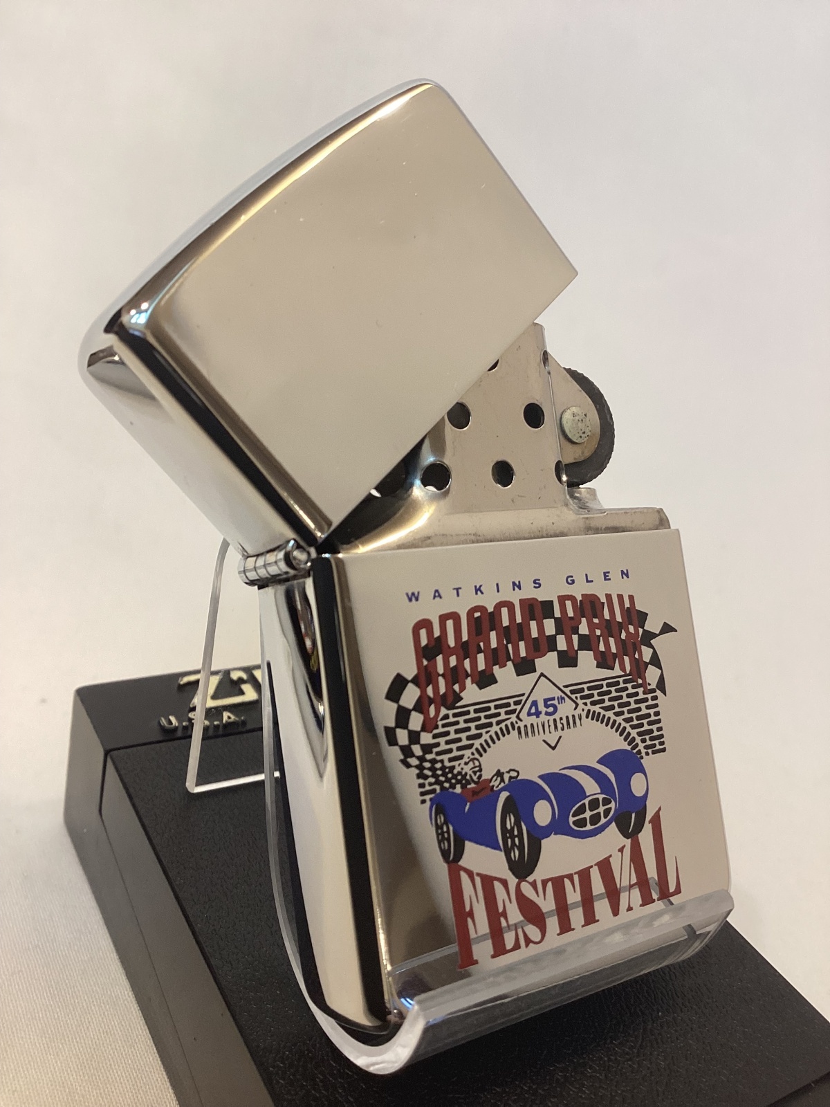 画像2: No.250 ヴィンテージZIPPO 1993年製 HIGH POLISH CHROME ハイポリッシュクローム GRAND PRIX FESTIVAL グランドプリックス フェスティバル z-6295