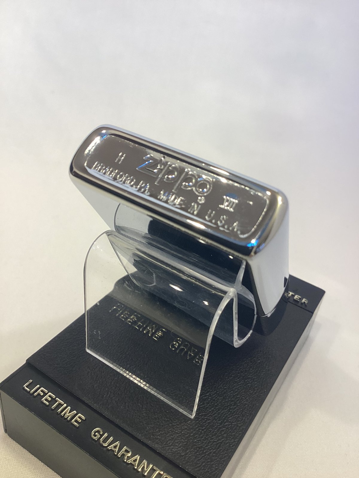 画像4: No.250 ヴィンテージZIPPO 1991年製 HIGH POLISH CHROME ハイポリッシュクローム  BLACK HAND ブラックハンド z-6302