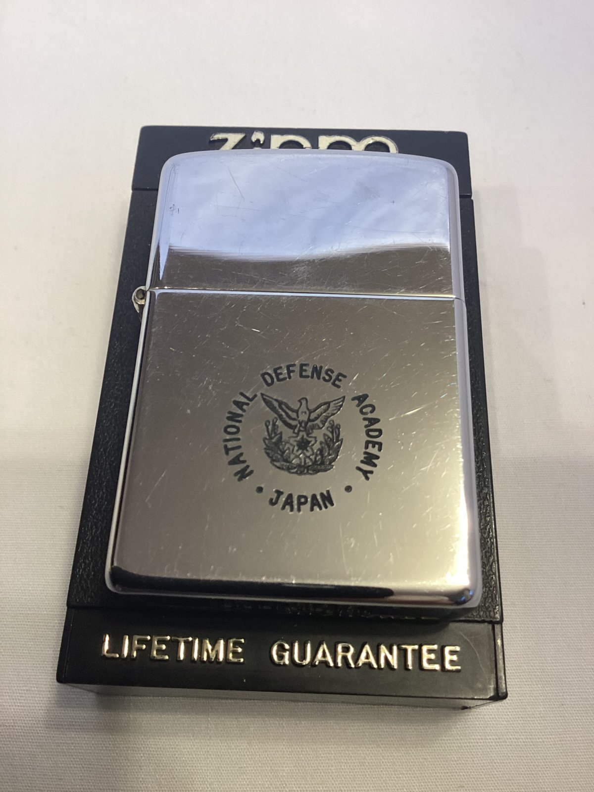 画像5: No.250 USED ZIPPO 1989年製 HIGH POLISH CHROME ハイポリッシュクローム 防衛大学 z-6313