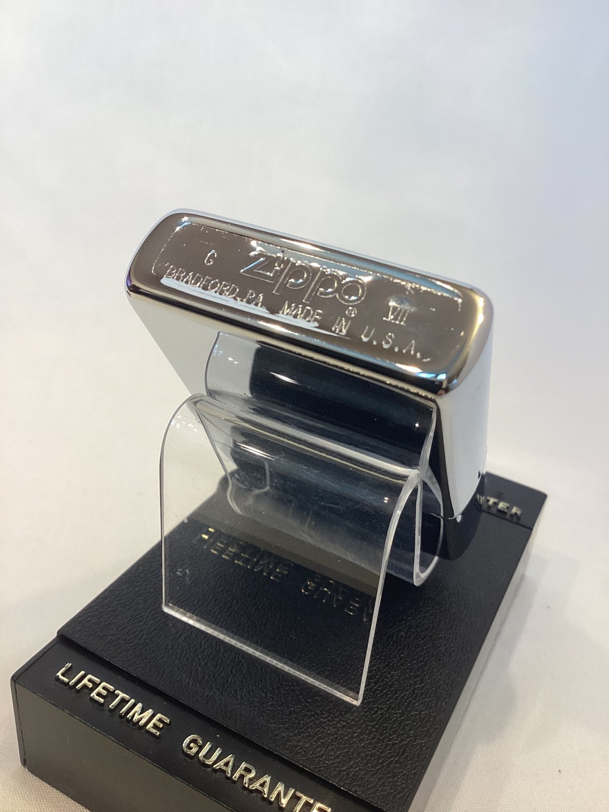 画像4: No.250 ヴィンテージZIPPO 1991年製 HIGH POLISH CHROME ハイポリッシュクローム 崩字ZIPPOロゴ z-6324