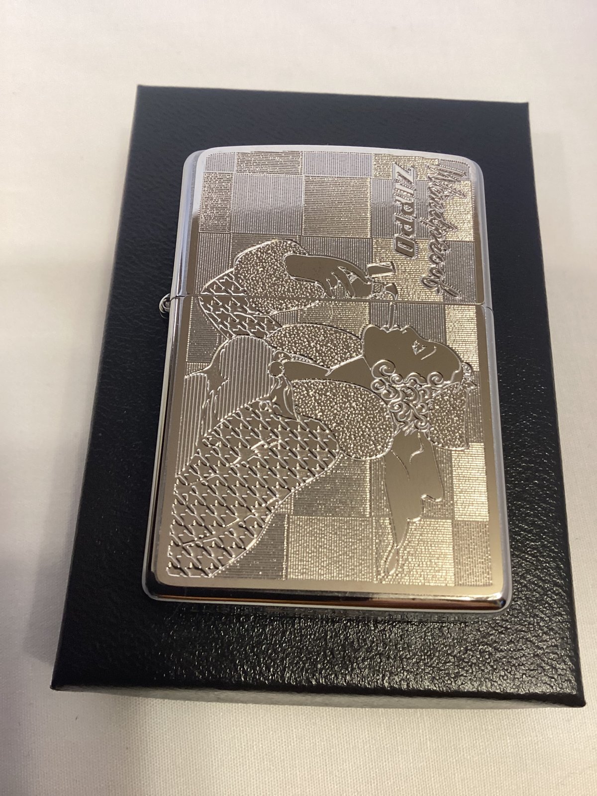 画像5: No.200 ウィンディZIPPO BRUSHED CHROME ブラッシュクローム SILVER METAL PLATE シルバーメタルプレート WINDY ウィンディ z-6412