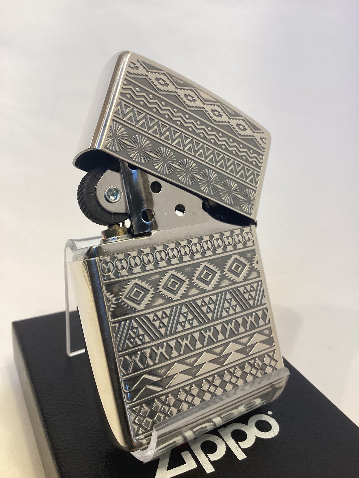 画像3: No.200 推奨品ZIPPO SILVER OXIDIZED PLATE シルバーオキシダイズド プレート THUNDERBIRD RED サンダーバード レッド z-6414