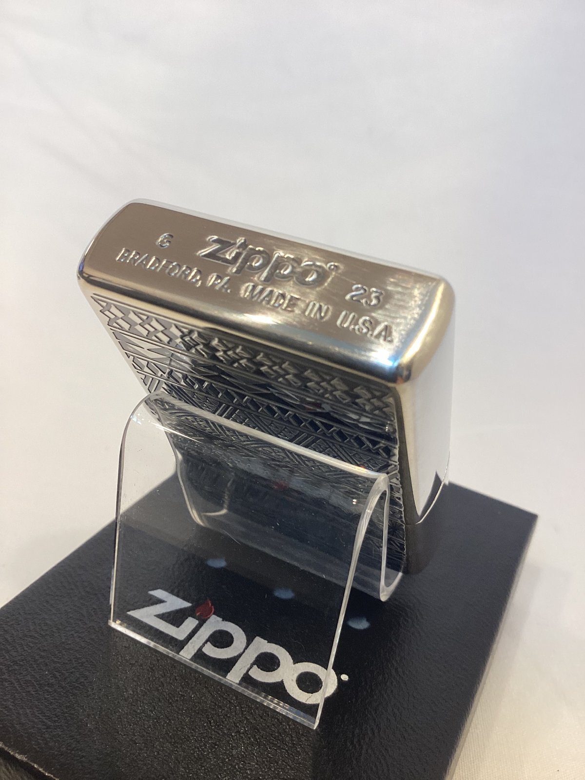 画像4: No.200 推奨品ZIPPO SILVER OXIDIZED PLATE シルバーオキシダイズド プレート THUNDERBIRD BLUE サンダーバード ブルー z-6414