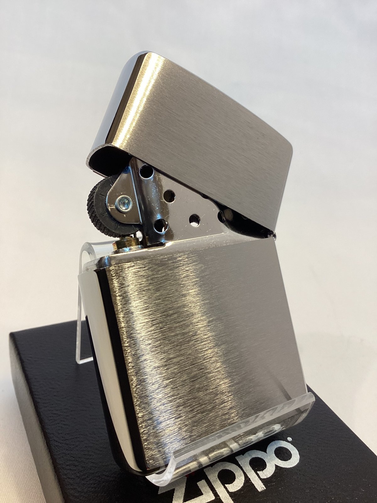 画像3: No.200 推奨品ZIPPO BRUSHED CHROME ブラッシュクローム 舞妓 電鋳板プレート z-6572