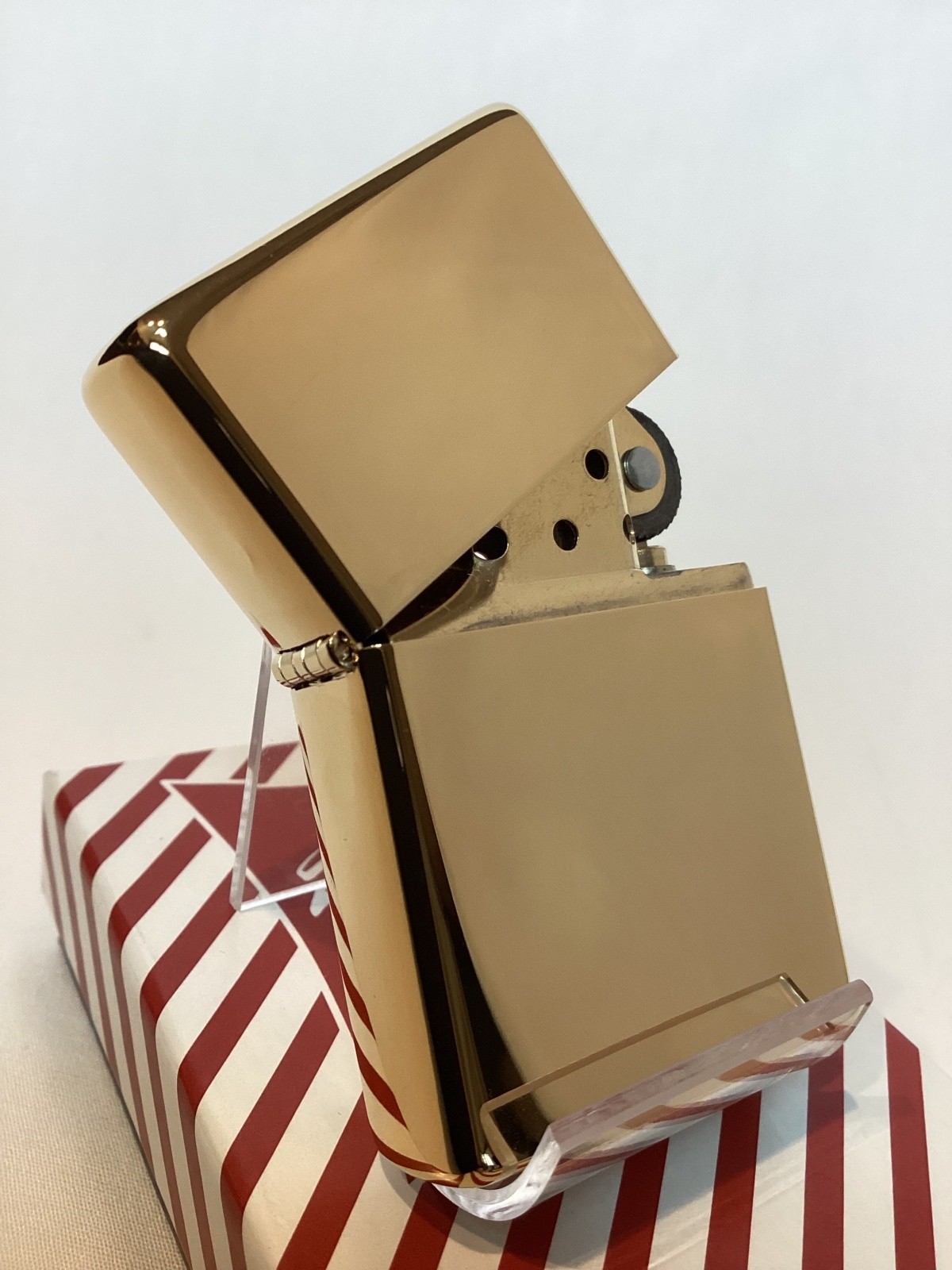 画像2: No.230G FLAT TOP ZIPPO フラットトップ GOLD MIRROR ゴールドミラー PLANE プレーン z-6583