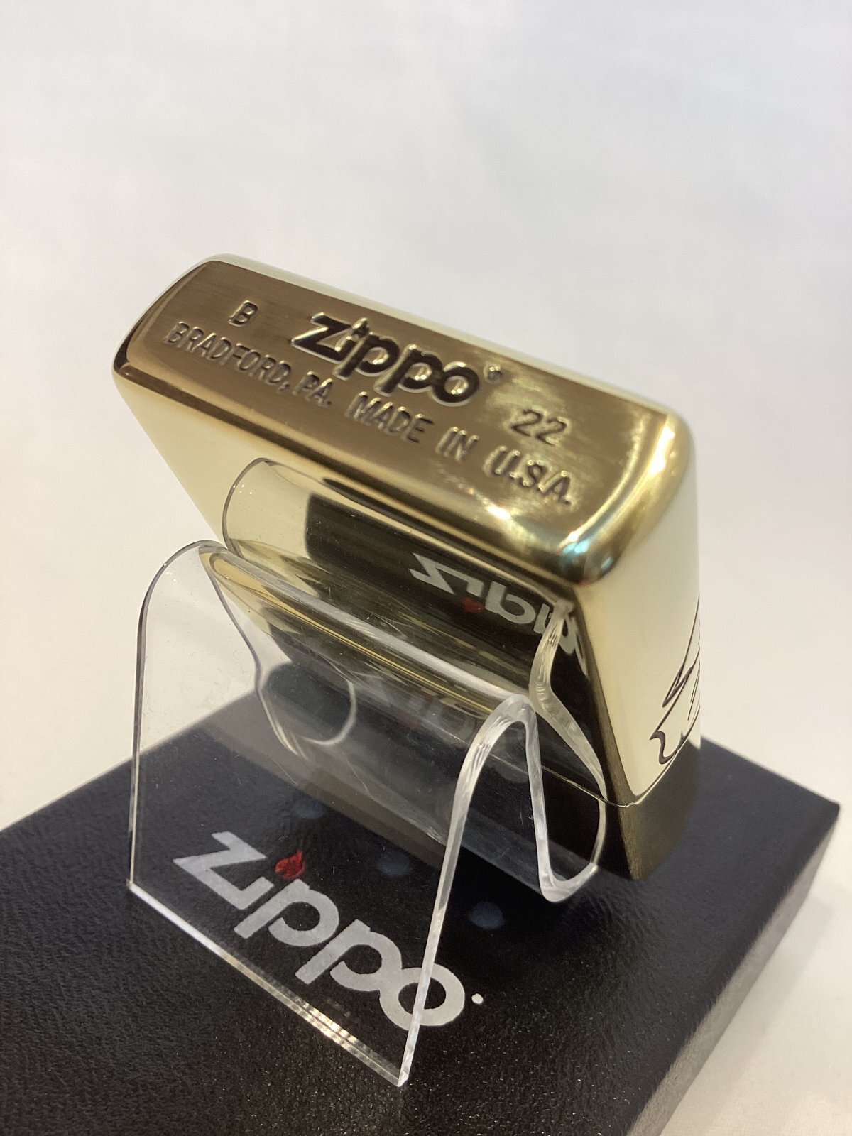 画像4: No.200 WINDY ZIPPO ウィンディ BRASS MIRROR IBUSHI ブラスミラーイブシ z-6586