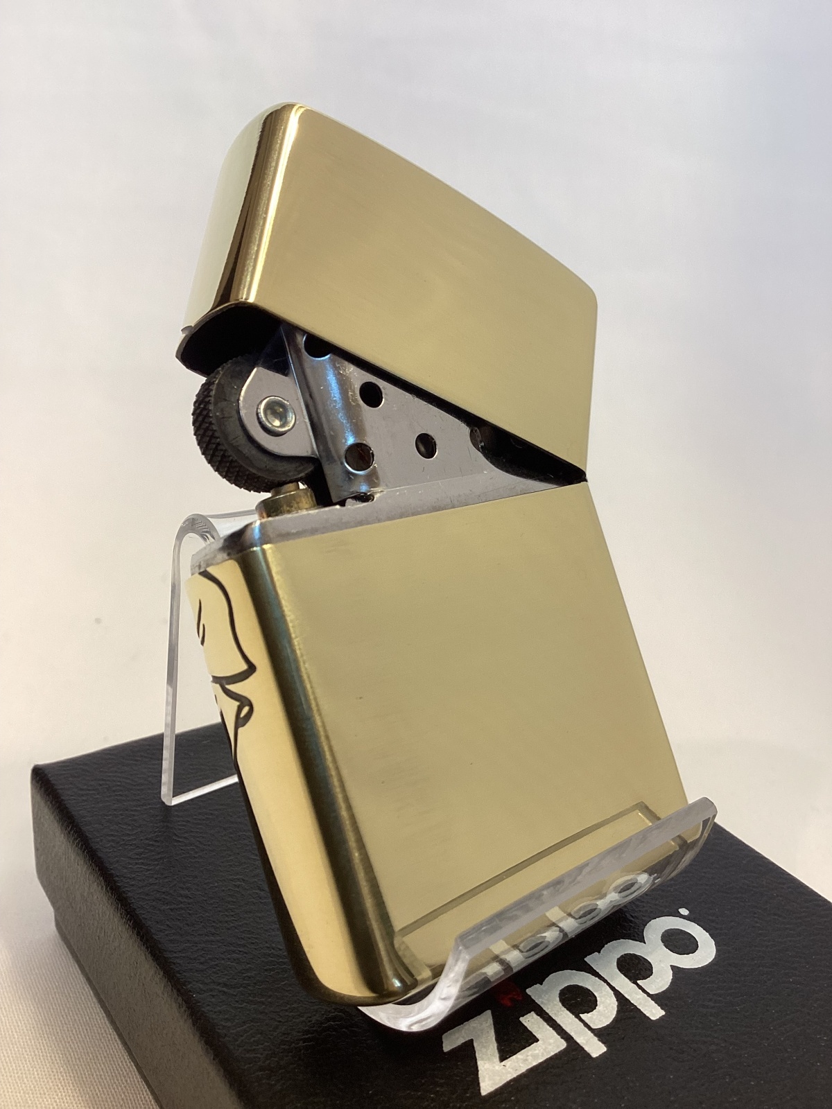 画像3: No.200 WINDY ZIPPO ウィンディ BRASS MIRROR IBUSHI ブラスミラーイブシ z-6586