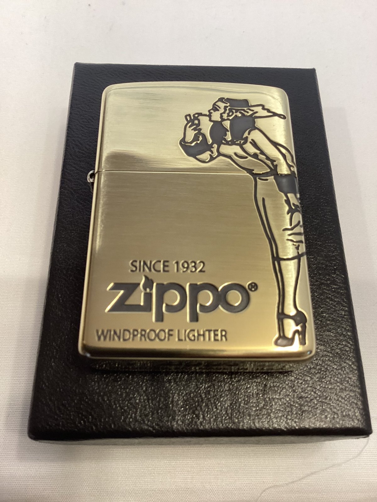画像5: No.200 WINDY ZIPPO ウィンディ BRASS MIRROR IBUSHI ブラスミラーイブシ z-6586