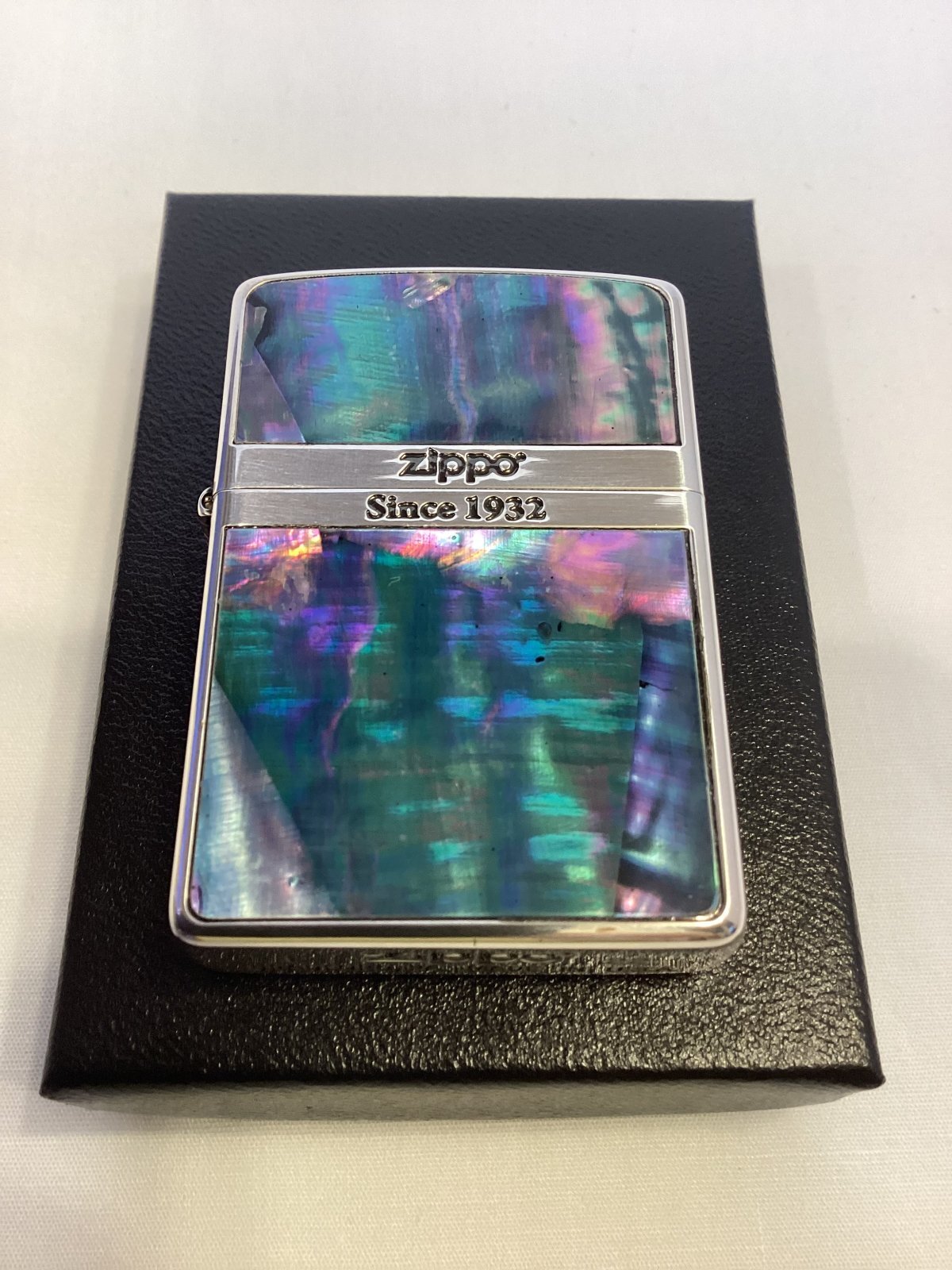 画像5: No.200 推奨日ZIPPO SILVER MIRROR シルバーミラー 天然シェル z-6677