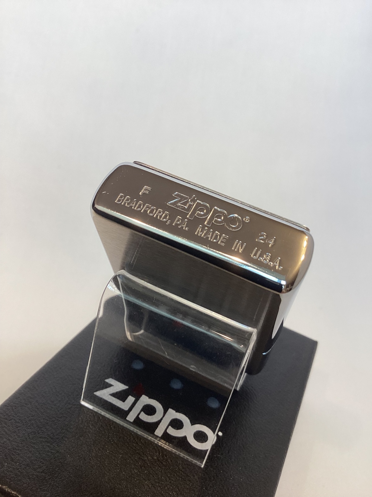 画像4: No.200 ペット&アニマルZIPPO BRUSHED CHROME ZIPPO ブラッシュクローム METAL PLATE メタルプレート ネコと月 z-6696