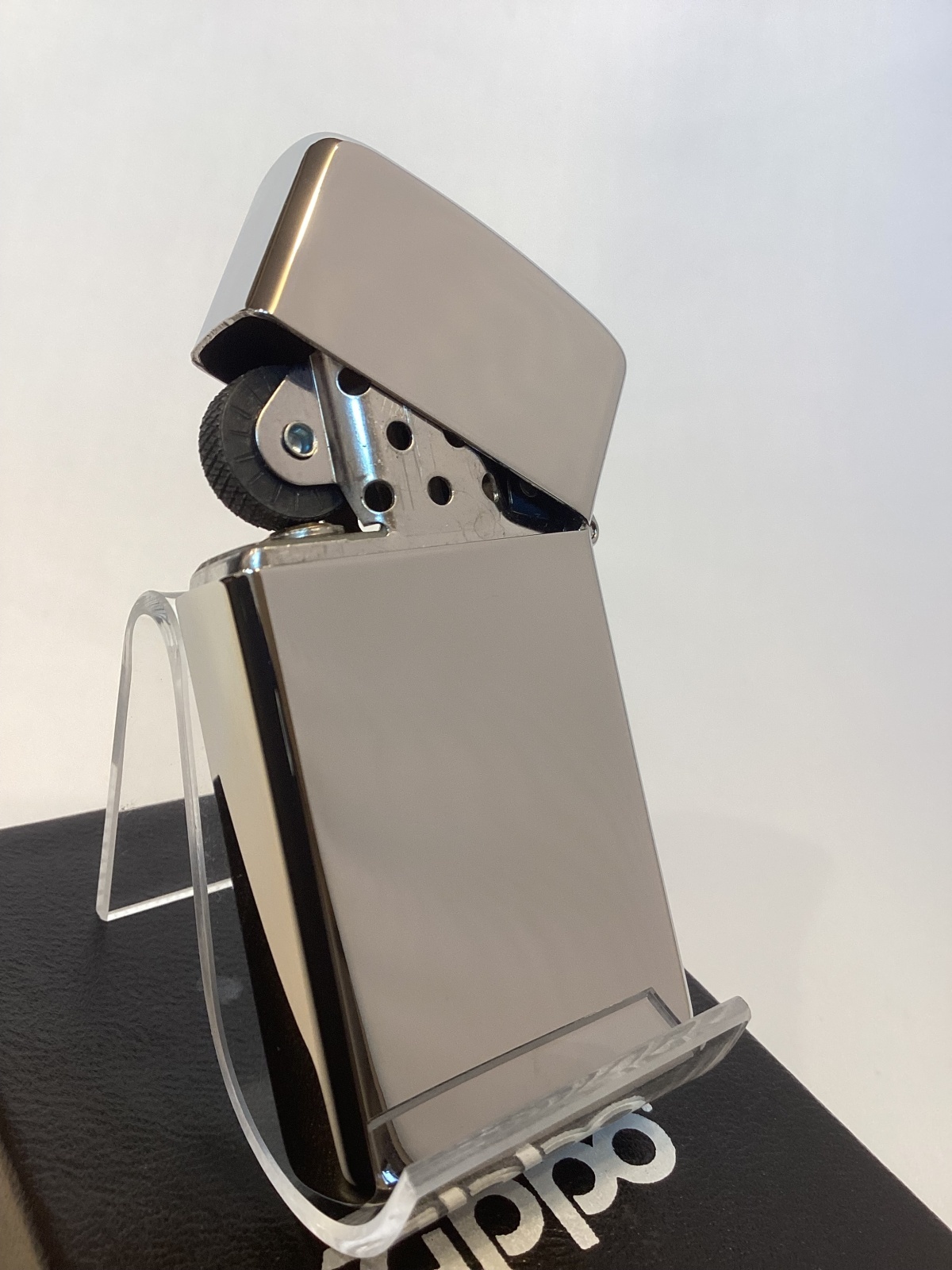 画像3: No.1610 HIGH POLISH CHROME ZIPPO ハイポリッシュクローム SLIM PLANE スリム プレーン z-6698