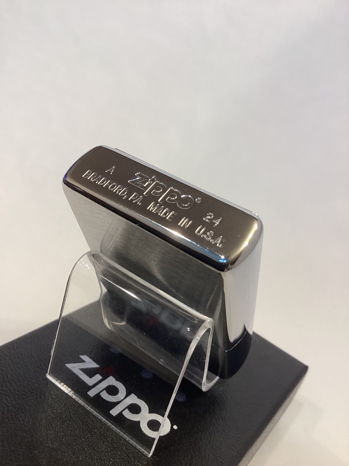 画像4: No.200 推奨品ZIPPO BRUSHED CHROME ブラッシュクローム 天然シェル z-6699