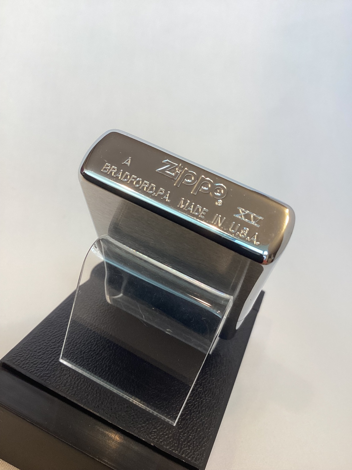 画像4: No.200 USED ZIPPO BRUSHED CHROME ブラッシュクローム 4711 フォーセブンイレブン z-6706