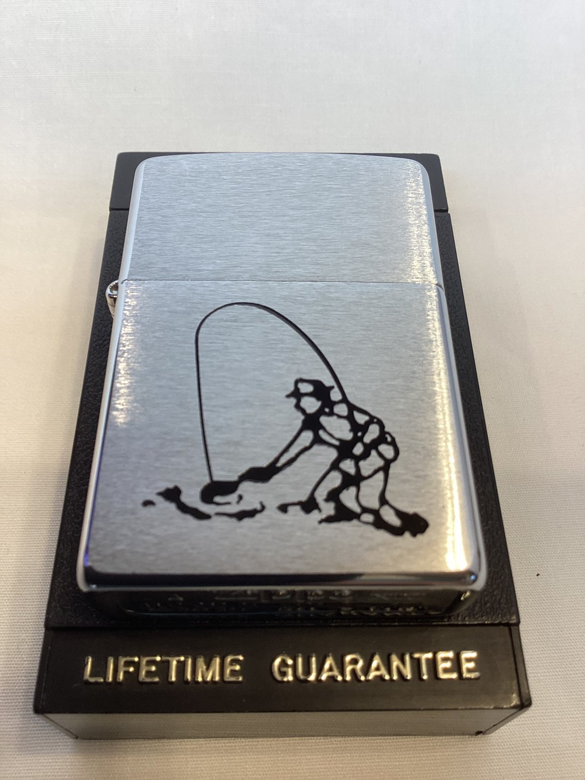 画像5: No.200 スポーツシリーズZIPPO BRUSHED CHROME ブラッシュクローム FISHERMAN フィッシャーマン z-6710