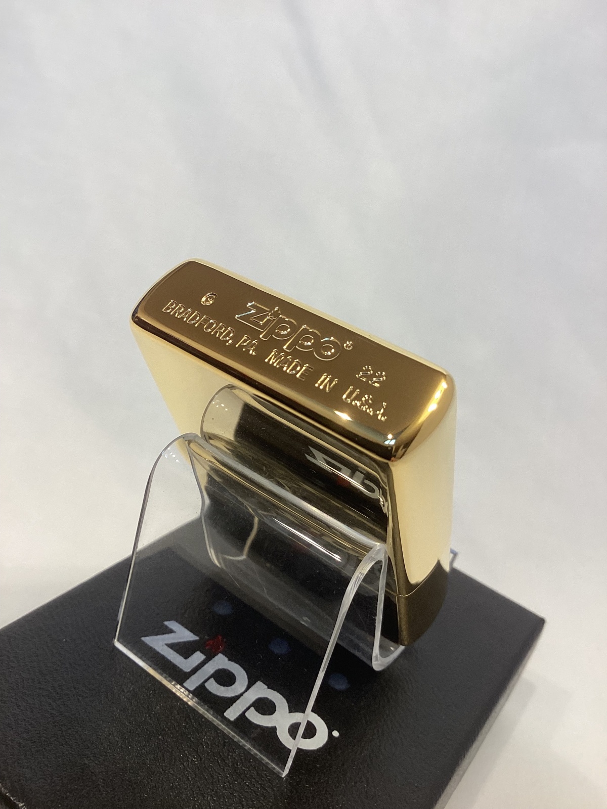 画像4: No.200G 推奨品ZIPPO GOLD MIRROR ゴールドミラー 天然シェル z-6768