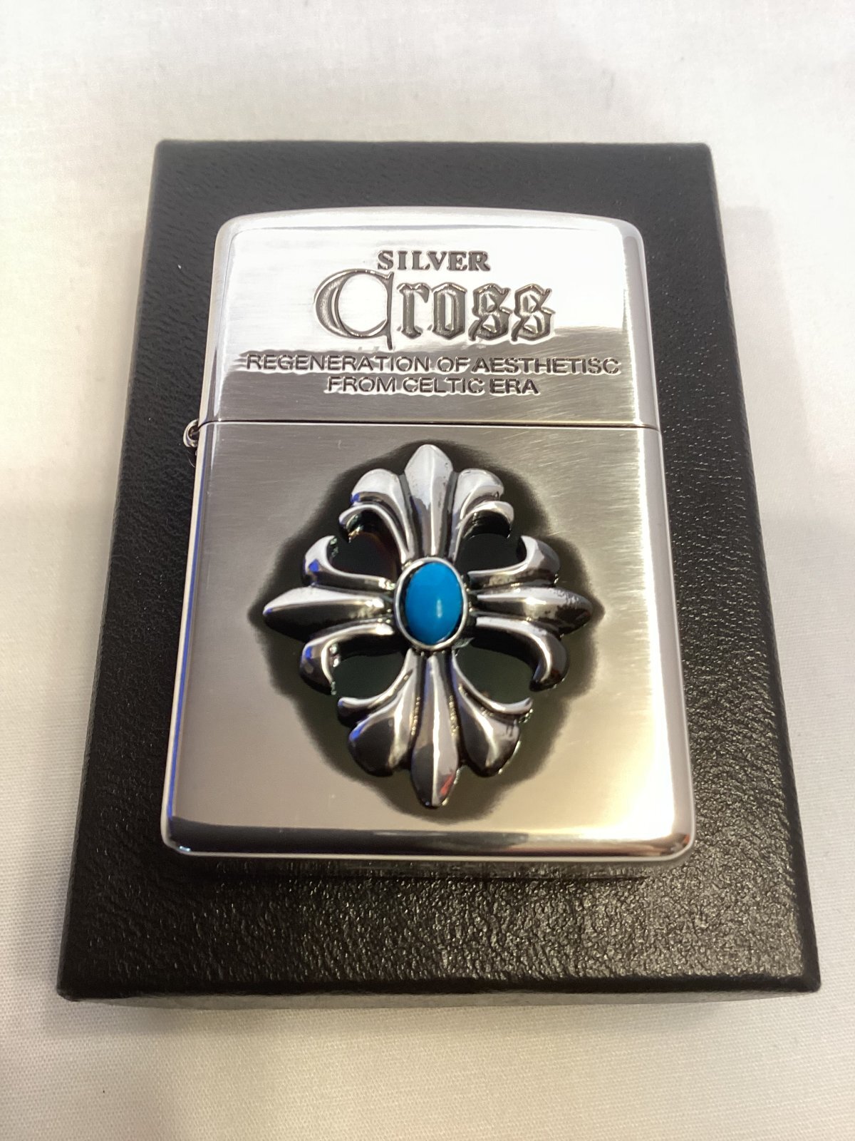 画像5: No.200 推奨品ZIPPO SILVER MIRROR IBUSHI シルバーミラーイブシ CROSS METAL クロスメタル z-6767