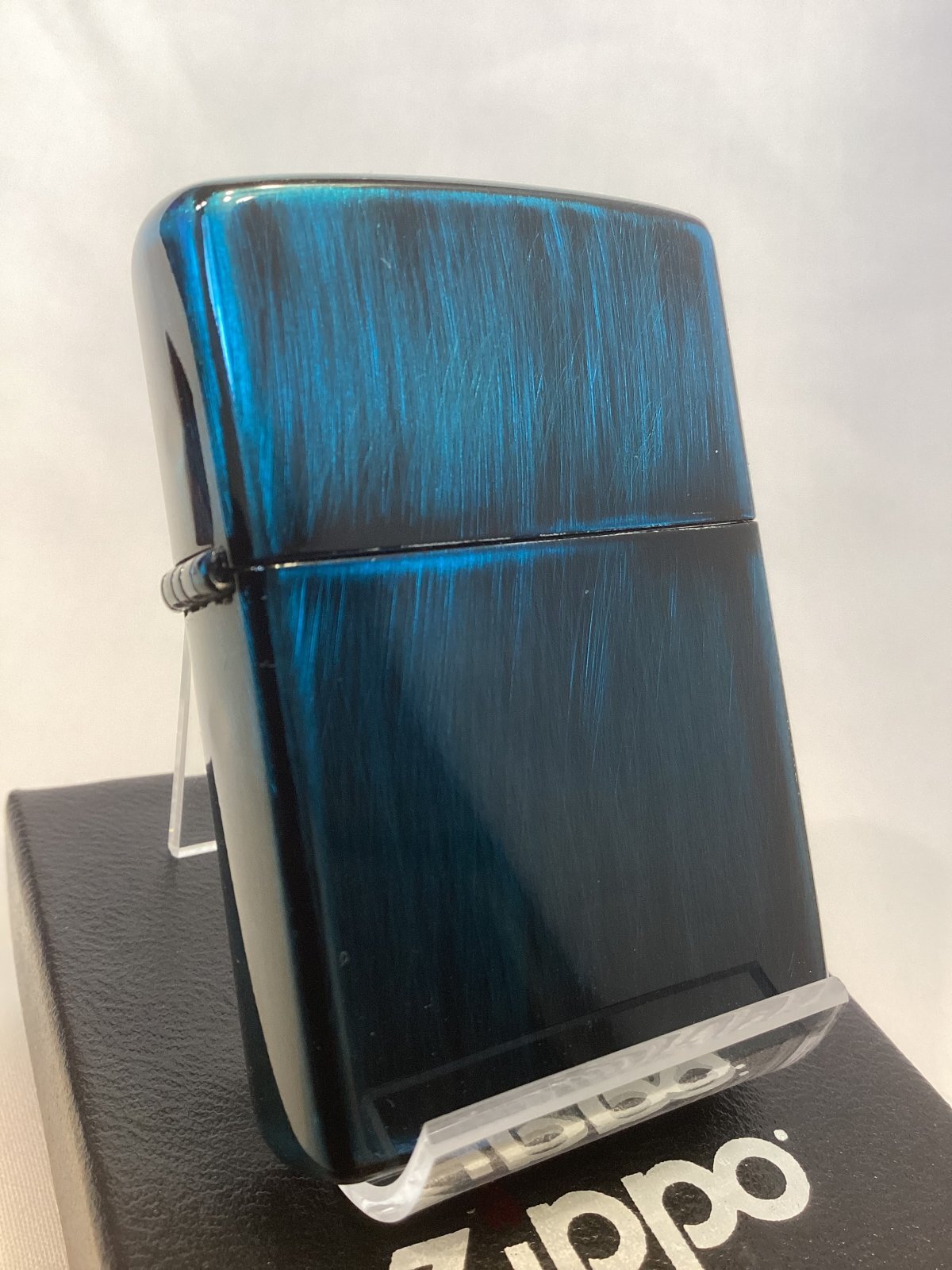 画像1: No.200 推奨品ZIPPO USED COLOR ユースドカラー BLUE PLANE ブルー プレーン z-6770