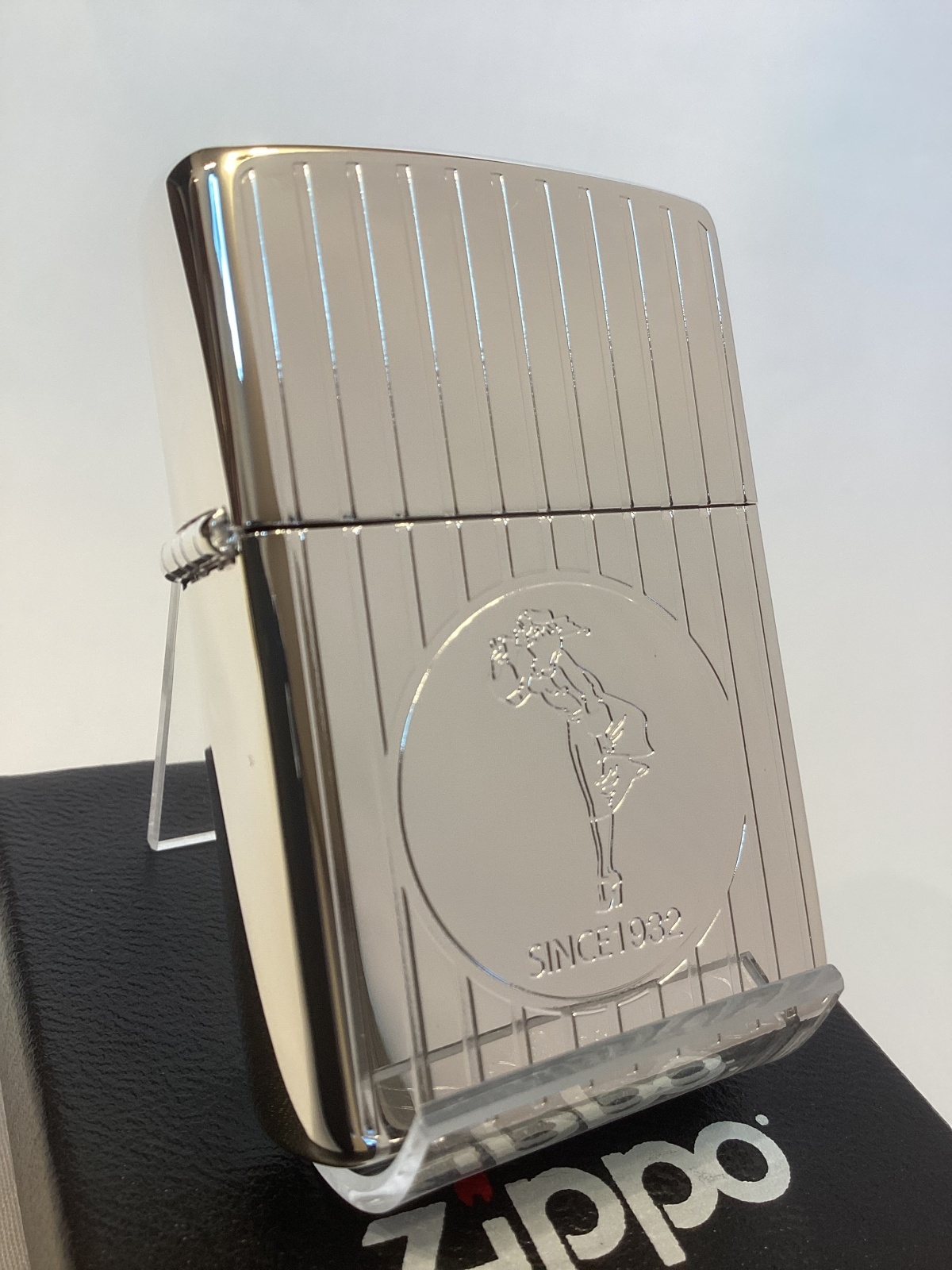 画像1: No.200G WINDY ZIPPO ウィンディ SILVER MIRROR シルバーミラー z-6774
