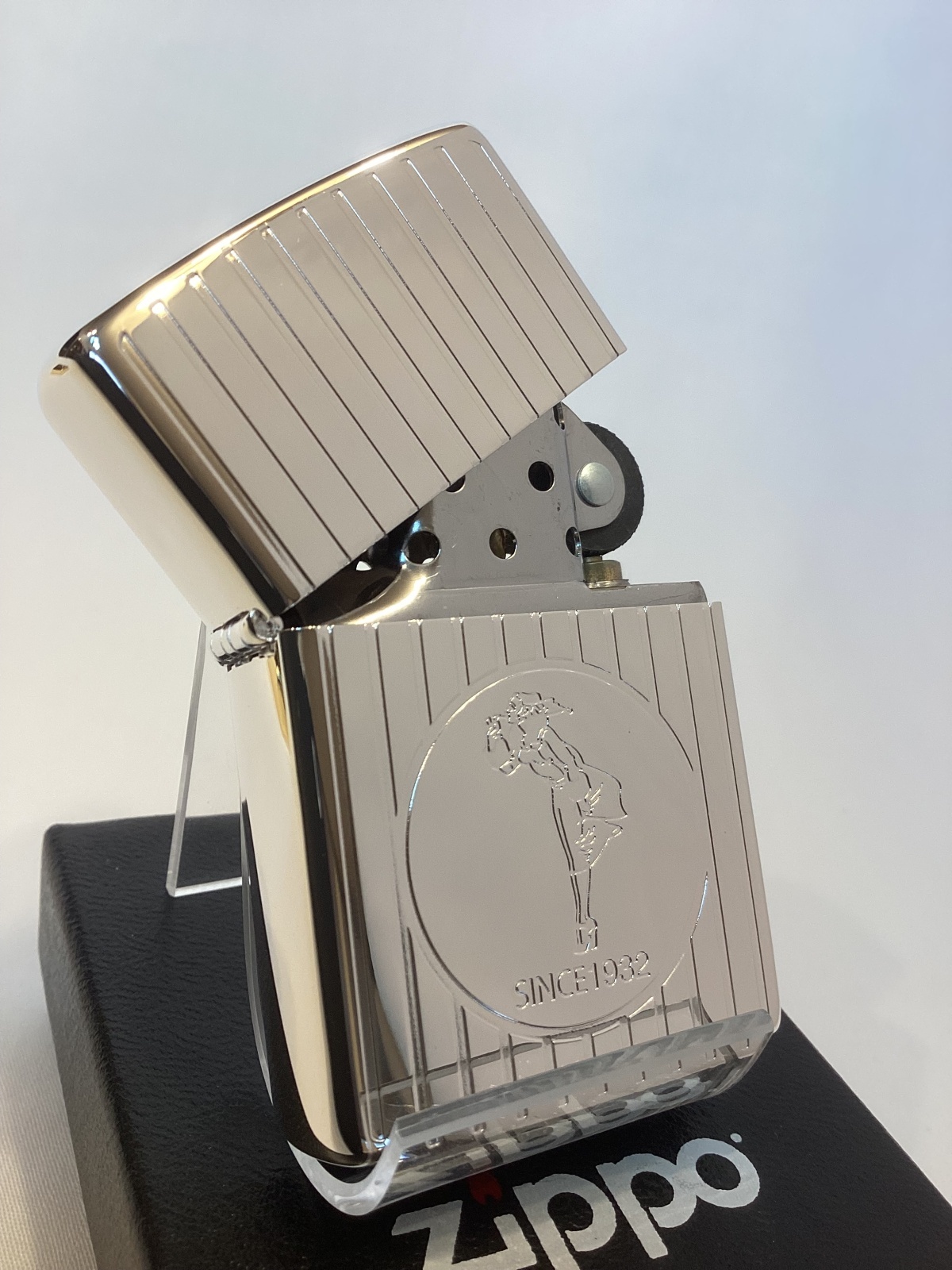 画像2: No.200G WINDY ZIPPO ウィンディ SILVER MIRROR シルバーミラー z-6774