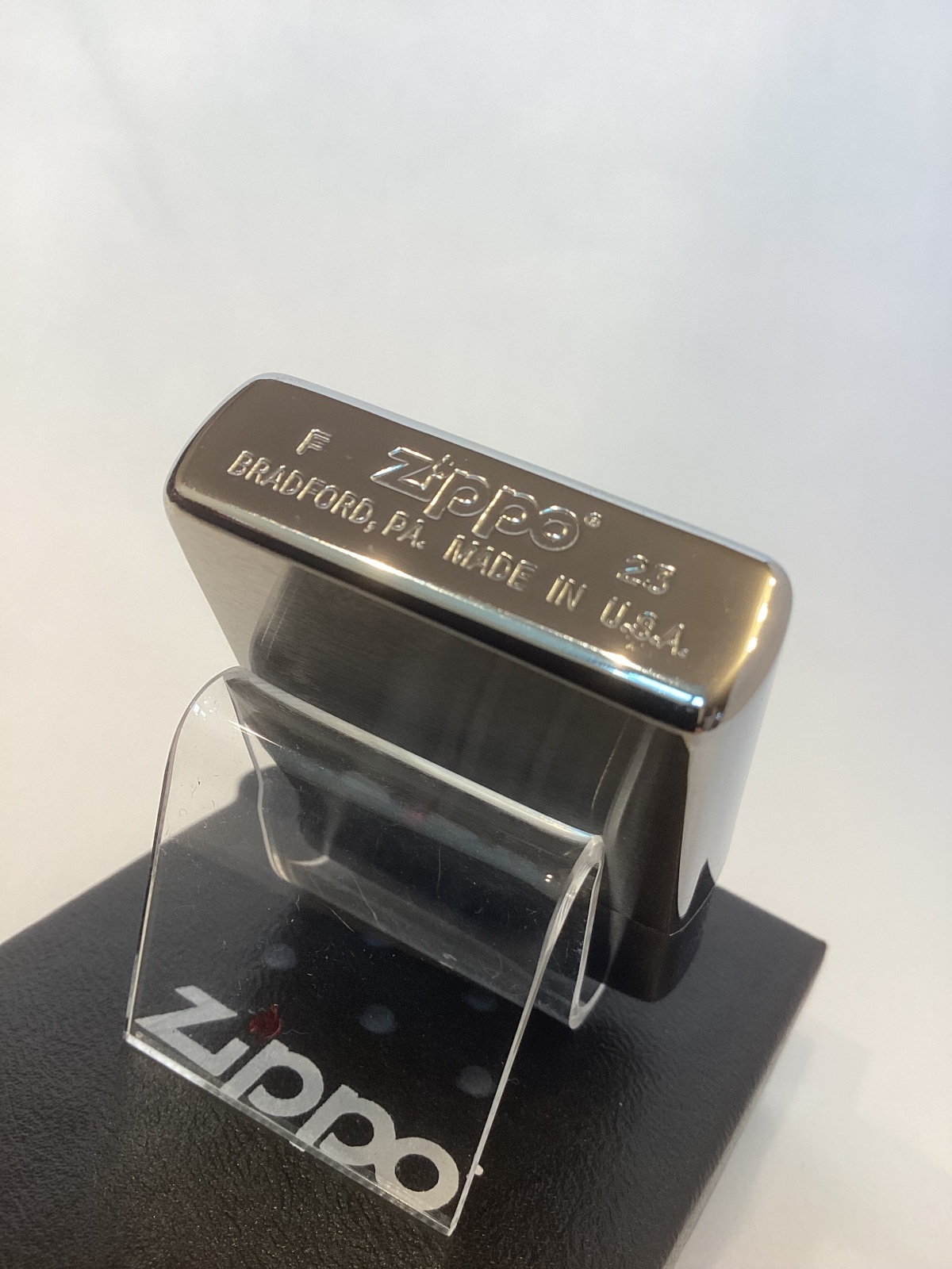 画像4: No.200 WINDY RED ZIPPO ウィンディ レッド BRUSHED CHROME ブラッシュクローム z-6780