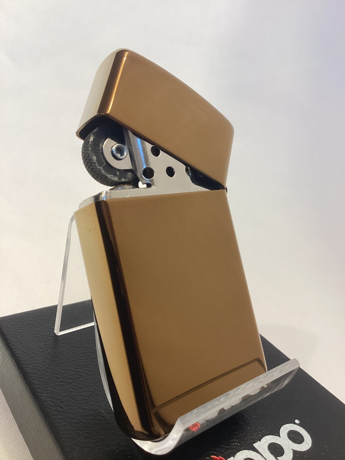 画像3: No.1610 ヴィンテージZIPPO 2003年製 CHAMPAGNE GOLD シャンパンゴールド PLANE プレーン z-6830