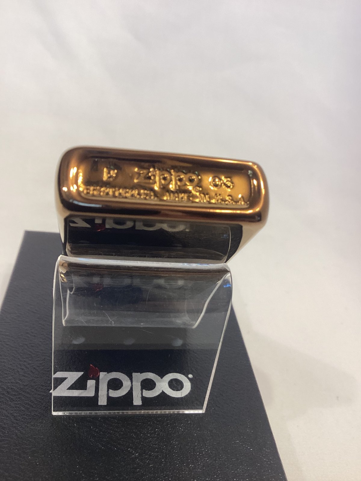 画像4: No.1610 ヴィンテージZIPPO 2003年製 CHAMPAGNE GOLD シャンパンゴールド PLANE プレーン z-6830
