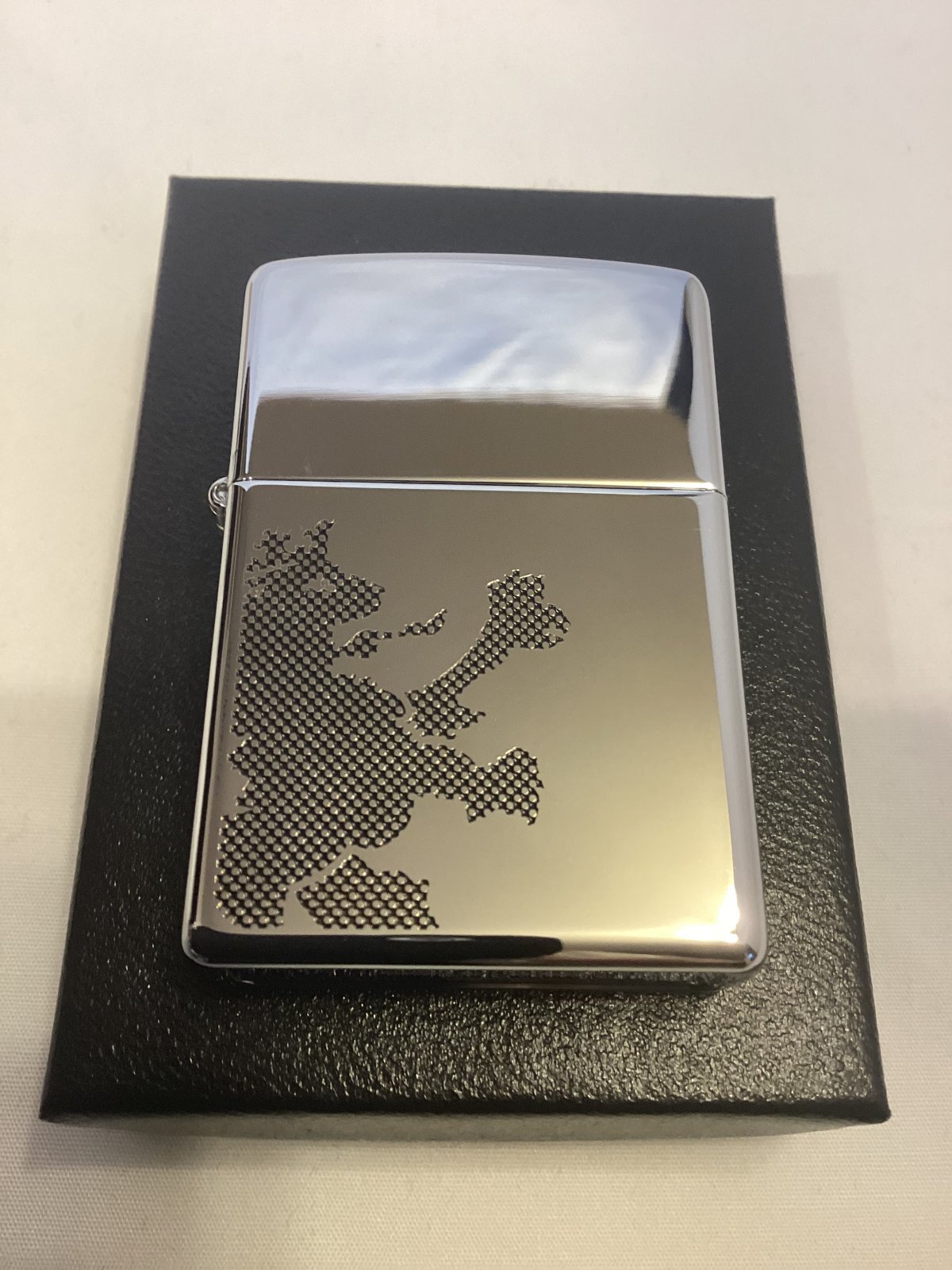 画像5: No.250 トライアルZIPPO HIGH POLISH CHROME ハイポリッシュクローム R.NEWBOLD アール・ニューボルド RAMPANT LION ランパント・ライオン z-6842