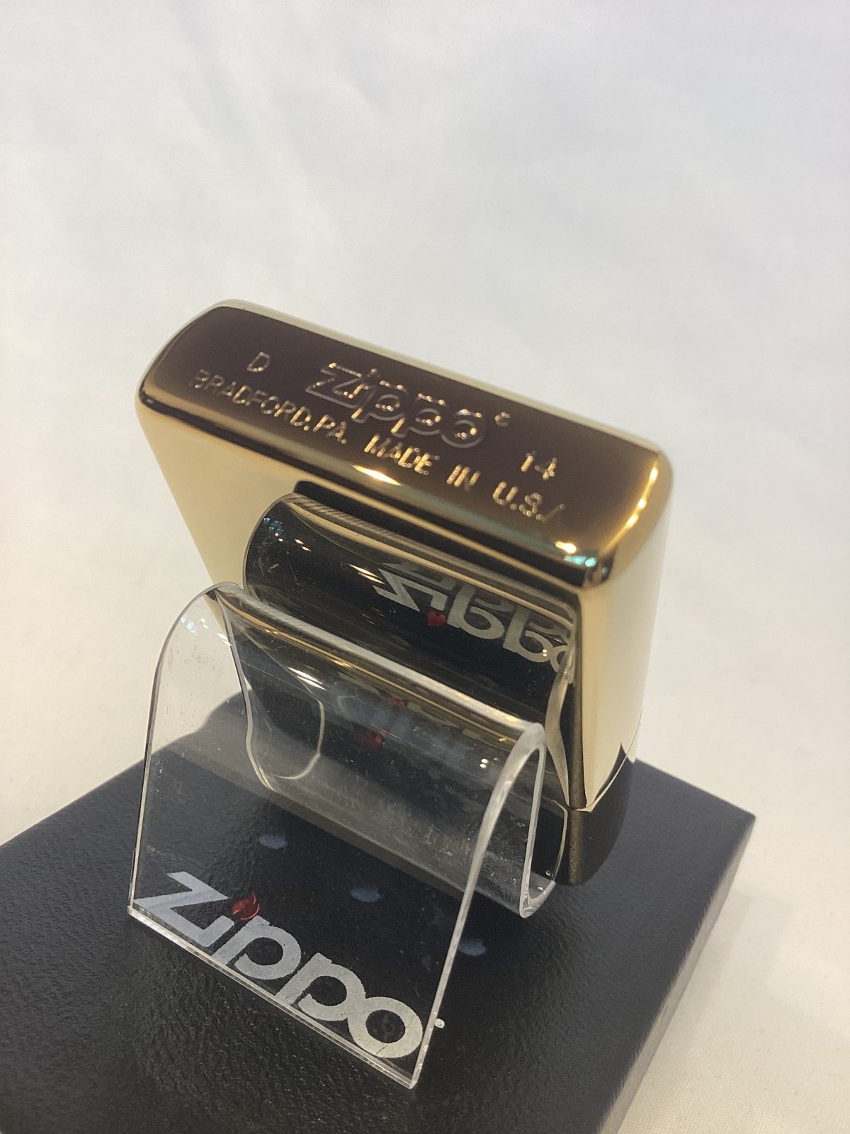 画像4: No.200 推奨品ZIPPO GOLD TITANIUM ゴールドチタン GOLD COMBINATION ゴールドコンビ z-6846